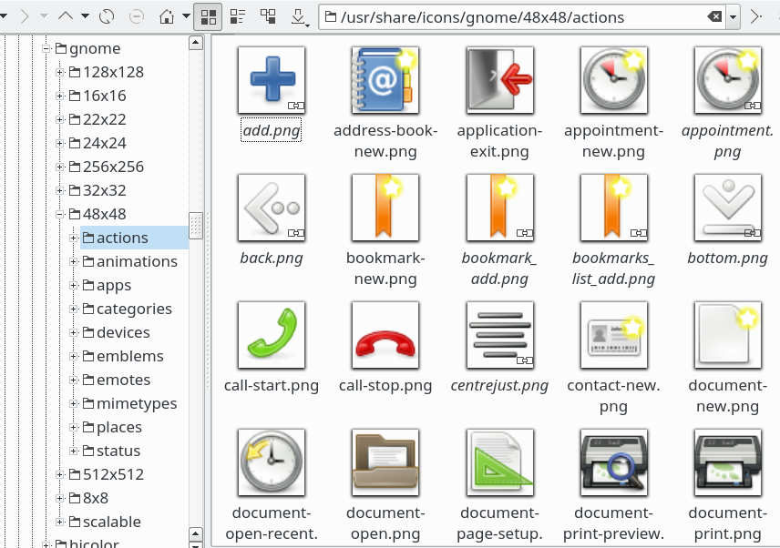 Qicon Fromtheme Uses Gtk S Icon Cache In Qt 5 7