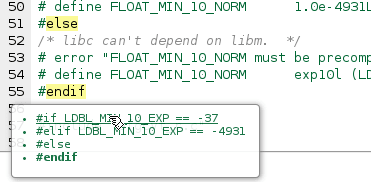 expanded preprocessor macro